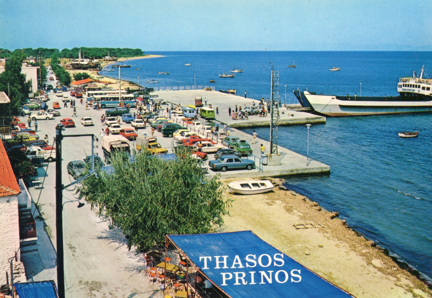Skala Prinos Port in Thassos  artifact