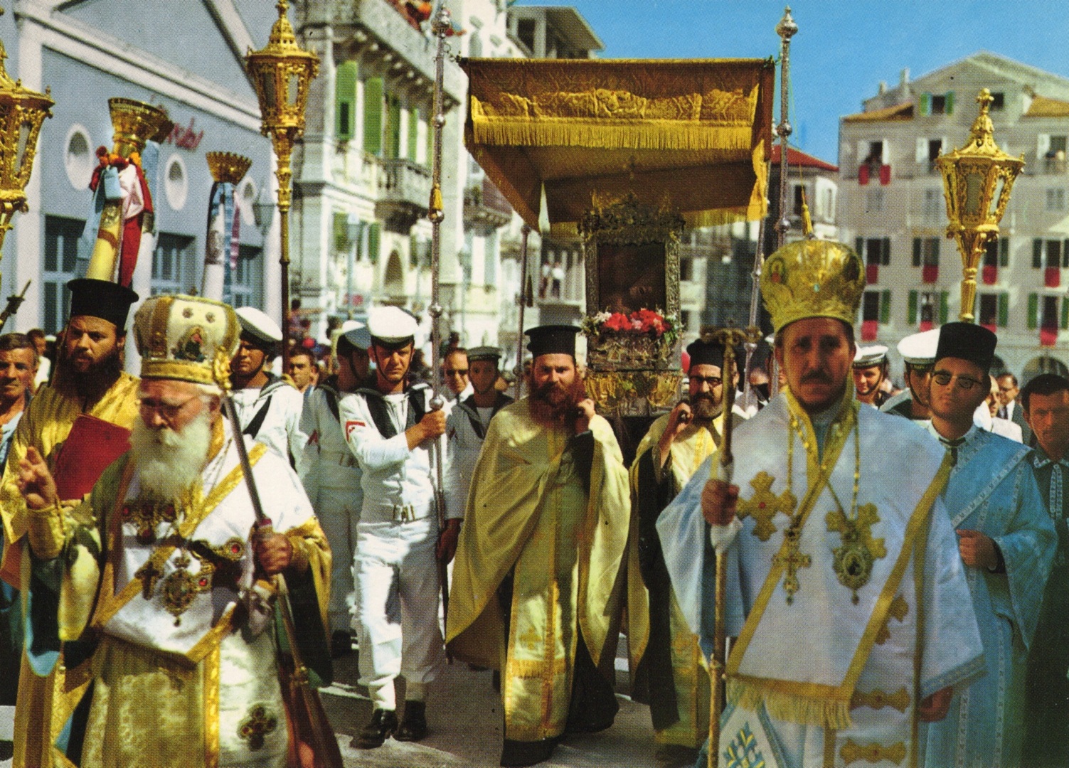The Procession of the Venerated Relics of Agios Spyridon in Corfu artifact