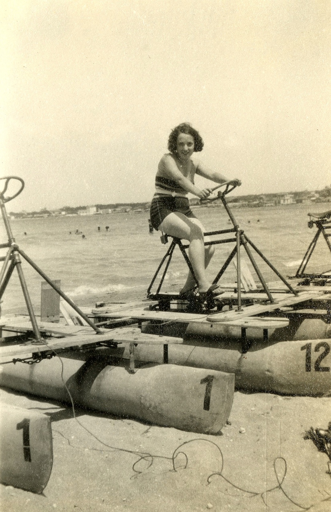Water bike in Vouliagmeni beach artifact